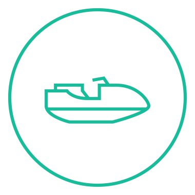 Jet scooter satırı simgesi.