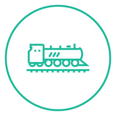 Tren satırı simgesi.