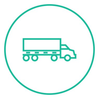 Teslimat kamyonu simgesi.