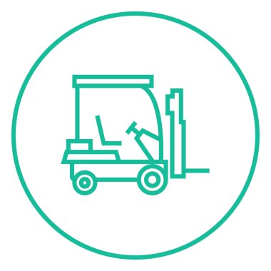 Forklift satırı simgesi.