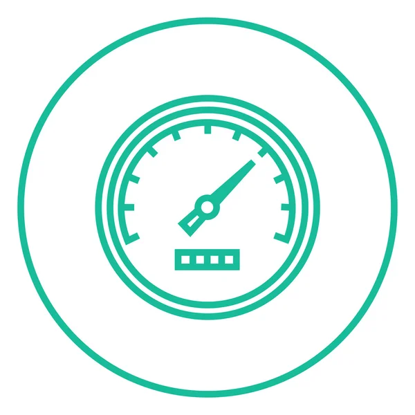 Speedometer line icon. — Stock Vector