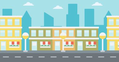 Modern şehir arka plan.