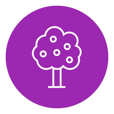 Meyve ağacı satırı simgesi.