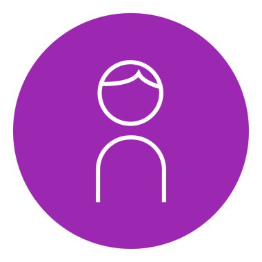 İş adamı satırı simgesi.