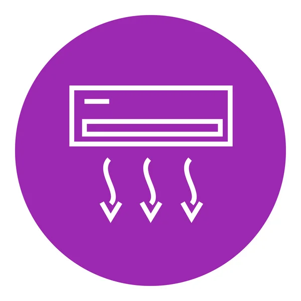 Air conditioner line icon. — Stock Vector