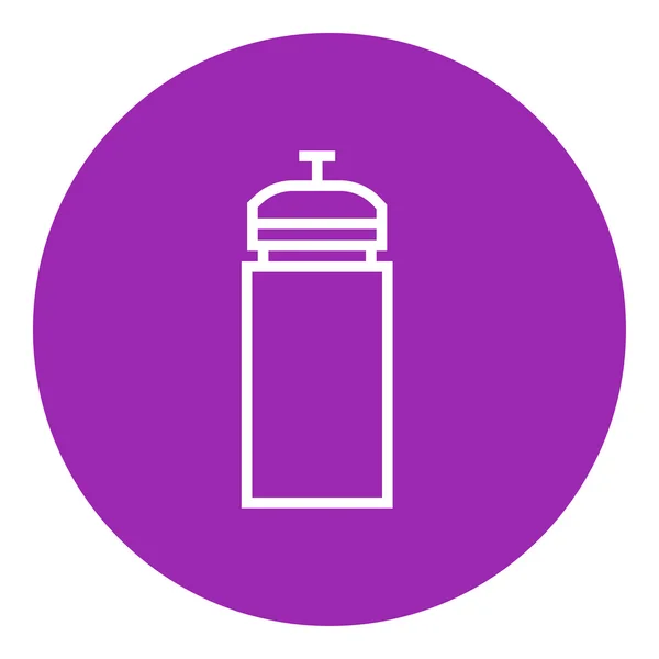 Sport water bottle line icon. — Stock Vector