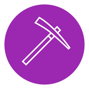 Kazma satırı simgesi.