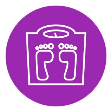 Tartı ölçek satırı simgesi.