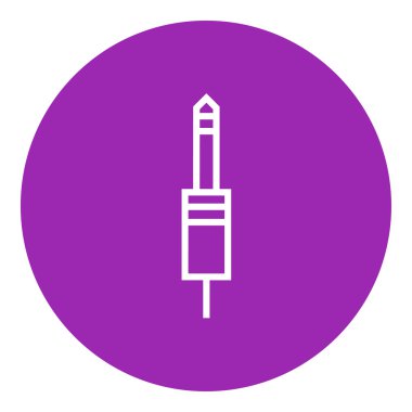 Jack kablo satırı simgesi.