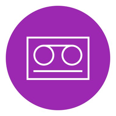 Teyp satırı simgesi.