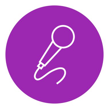 Mikrofon hattı simgesi.