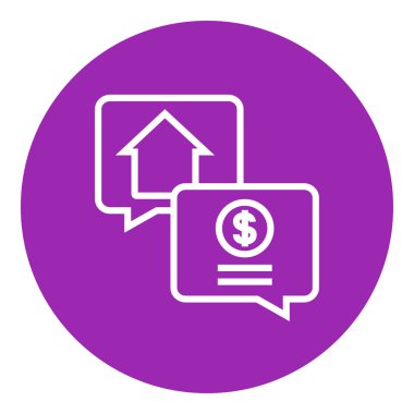 Emlak hareket satırı simgesi.