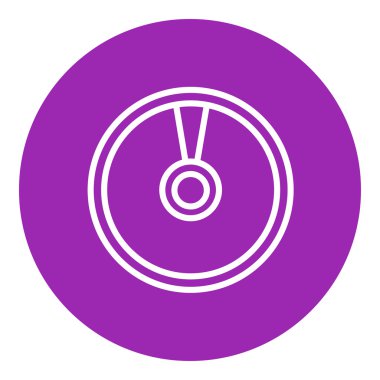 Disk satırı simgesi.