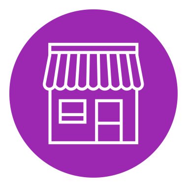 Dükkanı satırı simgesi.