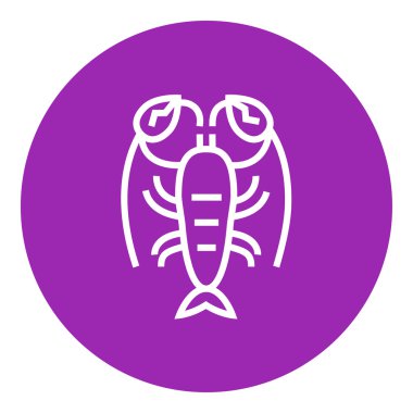 ıstakoz satırı simgesi.