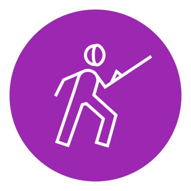 Eskrim satırı simgesi.