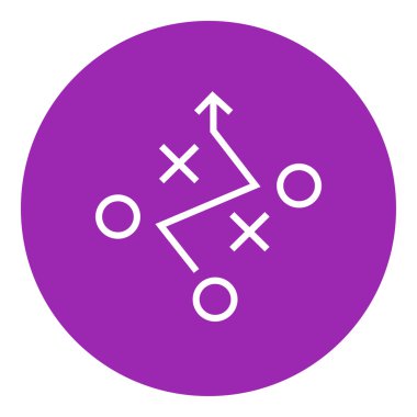 Taktik planı satırı simgesi.