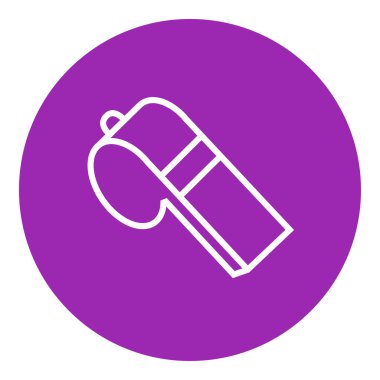 Düdük satırı simgesi.