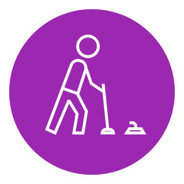 Kıvrık satırı simgesi.