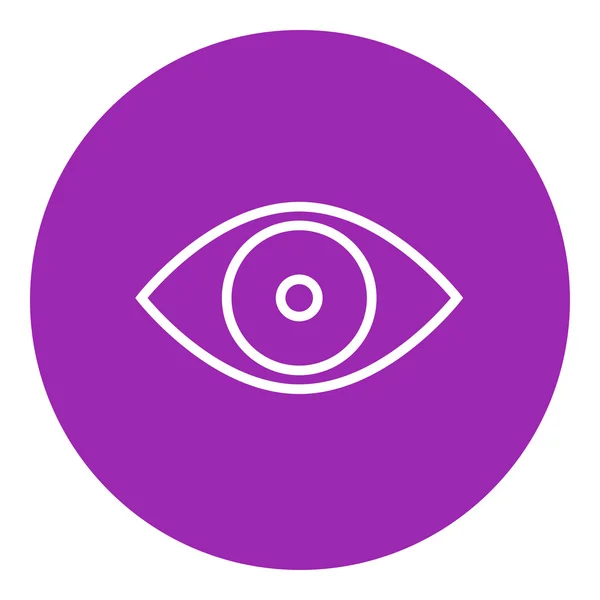 Eye line icon. — Stock Vector