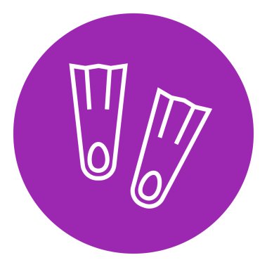 Yüzgeçler Satırı Simgesi.