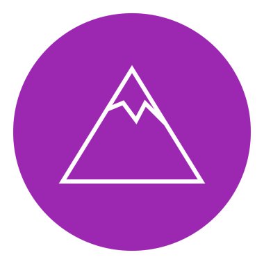 dağ satırı simgesi.