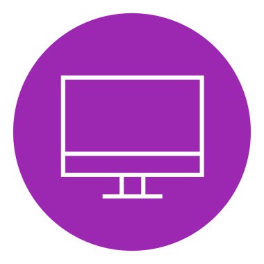 Monitör satırı simgesi.