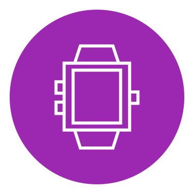 Smartwatch satırı simgesi.