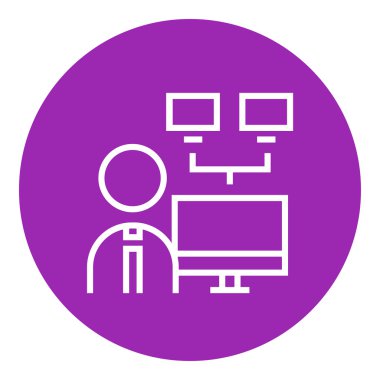 Ağ Yöneticisi satırı simgesi.