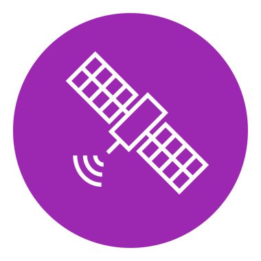 Uydu çizgisi simgesi.