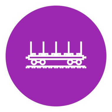 Kargo vagon satırı simgesi.