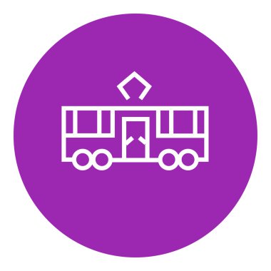 Tramvay hattı simgesi.