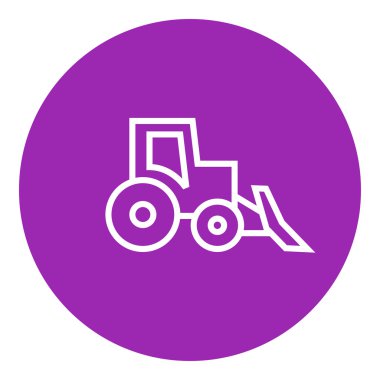 Buldozer satırı simgesi.