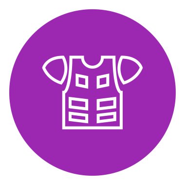 Motosiklet takım elbise satırı simgesi.