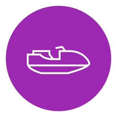 Jet scooter satırı simgesi.