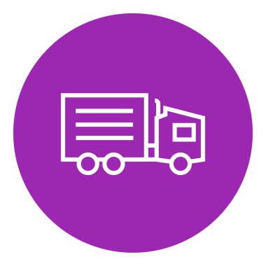 Teslimat kamyonu simgesi.