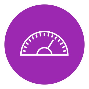 Hız göstergesi satırı simgesi.