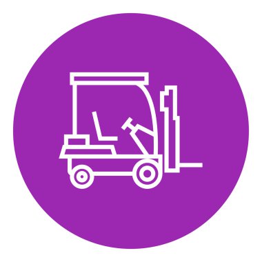 Forklift satırı simgesi.