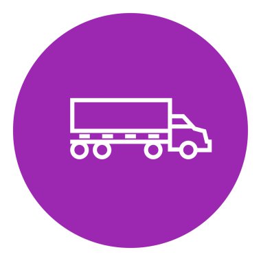 Teslimat kamyonu simgesi.