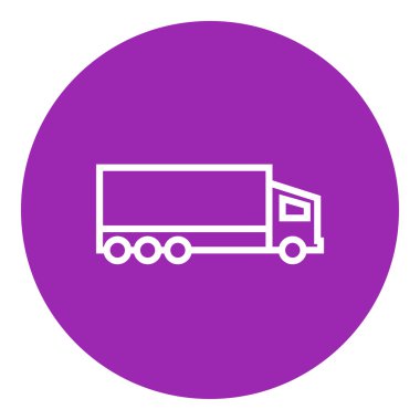 Teslimat kamyonu simgesi.