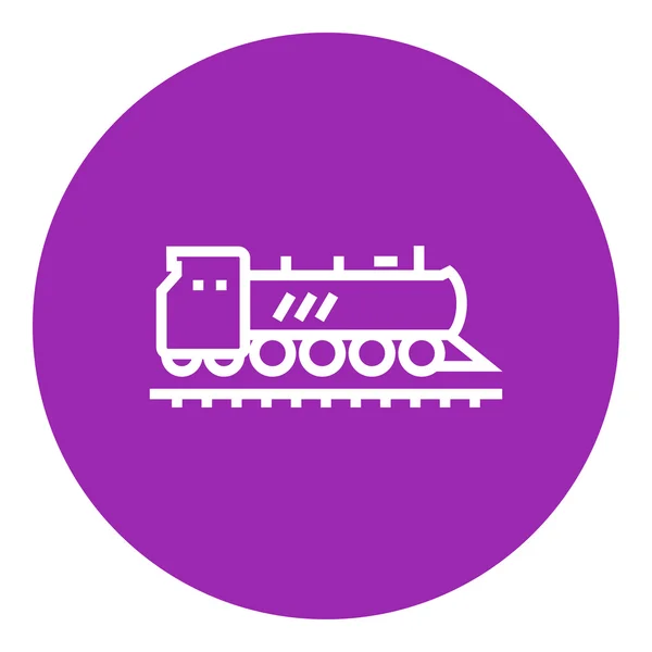 Pictogram van de trein. — Stockvector