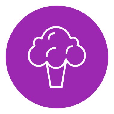 Brokoli satırı simgesi.