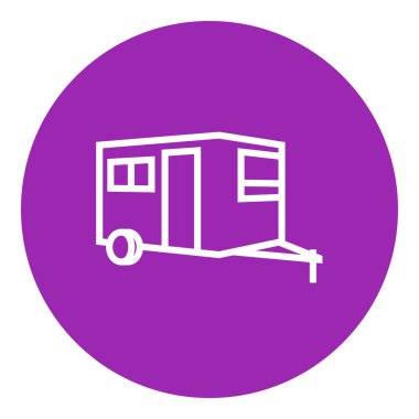 Karavan satırı simgesi.