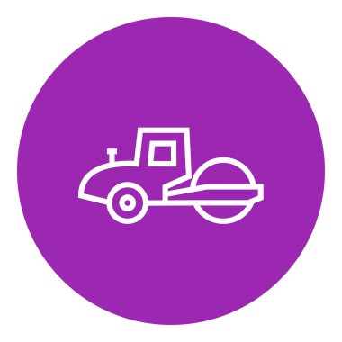 Yol kaydırma çizgisi simgesi.