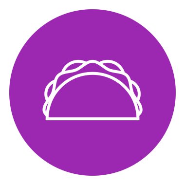 Taco satırı simgesi.