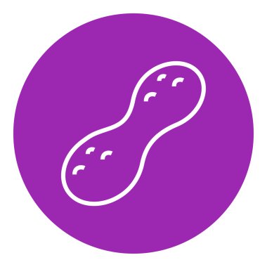 Fıstık satırı simgesi.