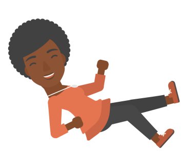 Başarılı iş kadın kutlama sırasında.