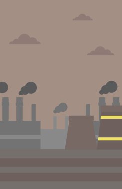 Endüstriyel elektrik santrali.