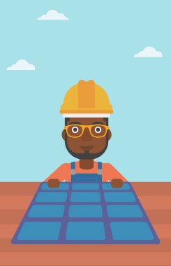 Güneş paneli ile Oluşturucu.