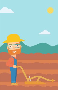 Çiftçi Saban ile sahada.